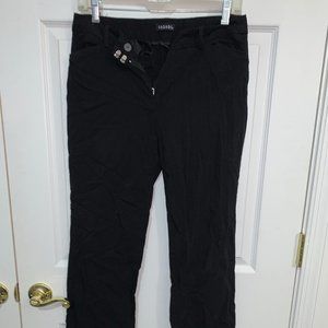 Black stretchy dress pants
